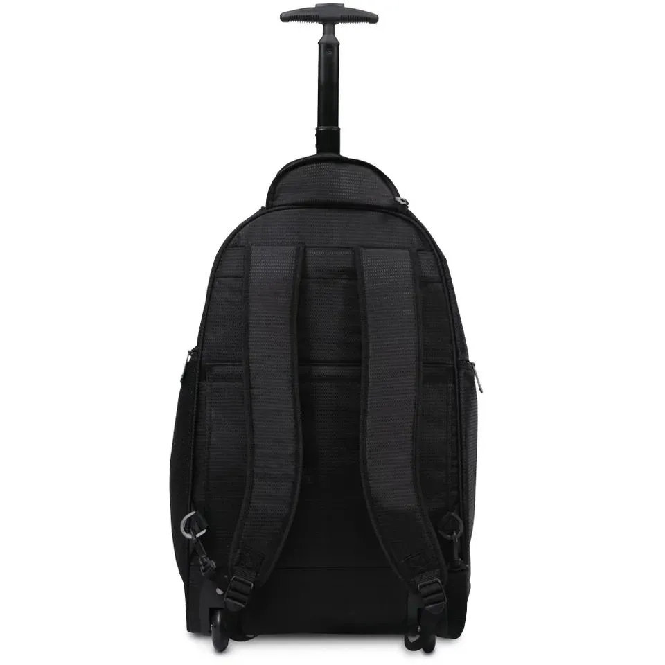 Protege 22 Black Rolling Backpack with Telescopic Handle 101