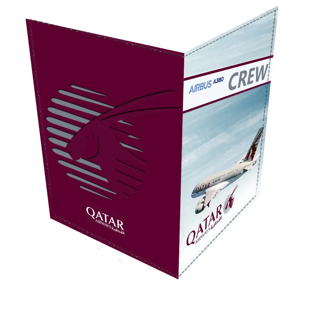 Qatar A380 CREW-Passport Cover