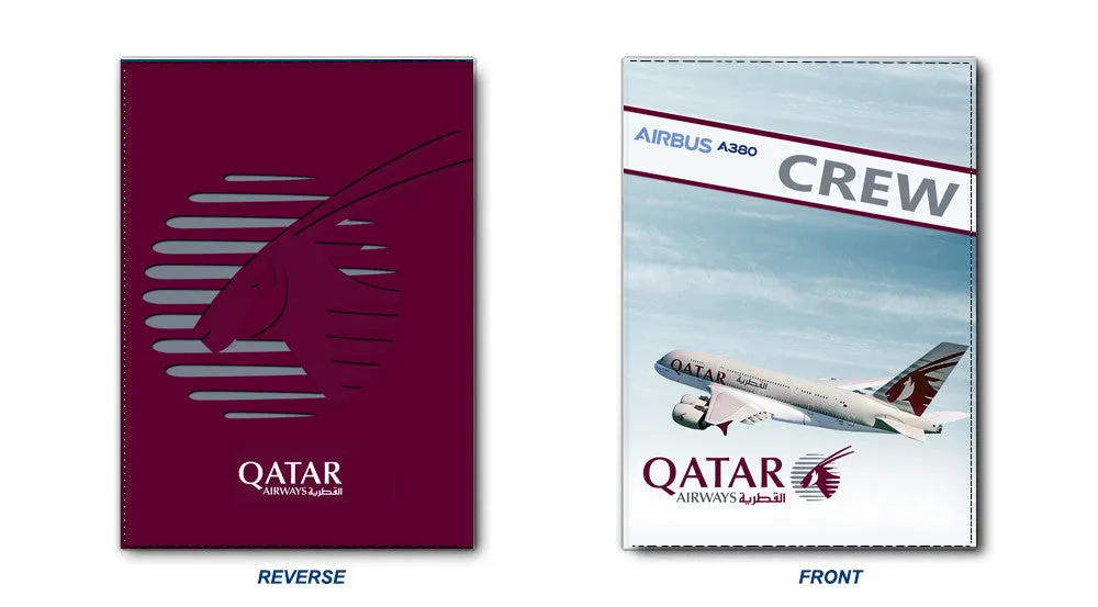 Qatar A380 CREW-Passport Cover