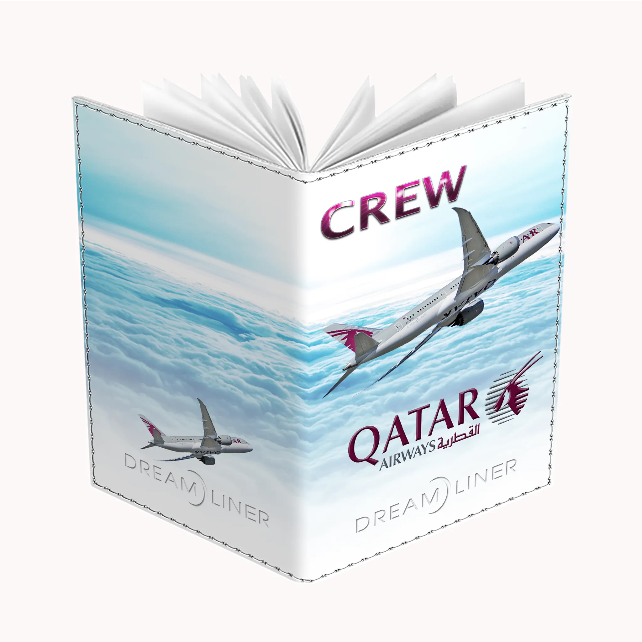 Qatar Airway B787 Dreamliner Passport Cover