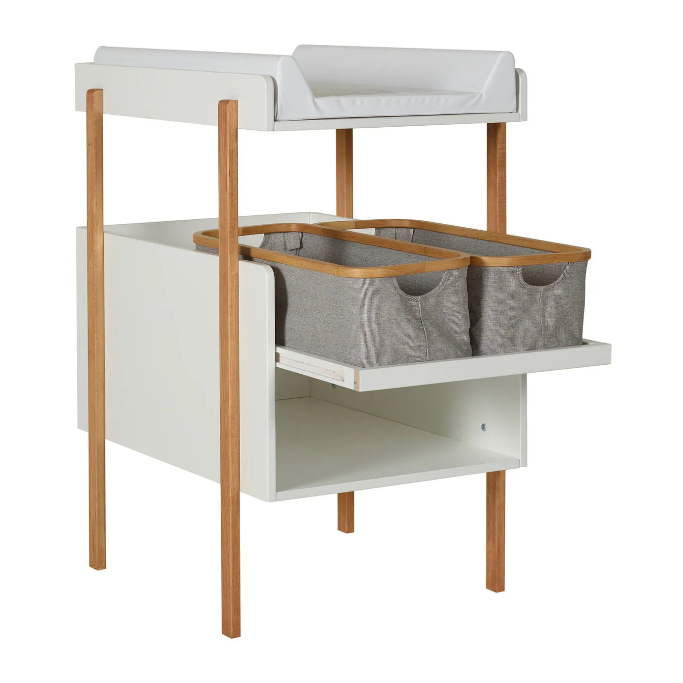 Quax Changing Table Vintage | White /Natural