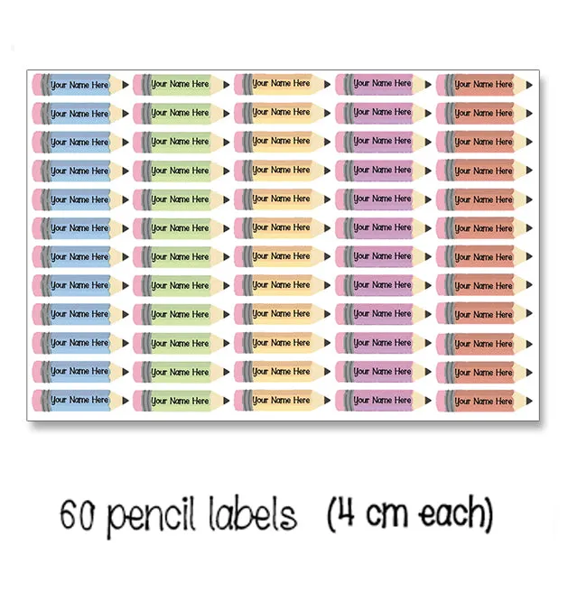 ""Trolls" School labels packs