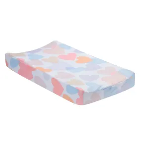 Rainbow Hearts Changing Pad Cover