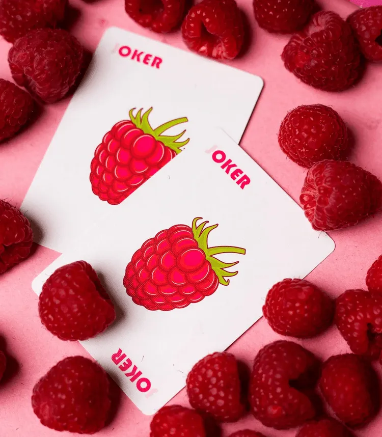 Raspberry Snackers v4 Playing Cards