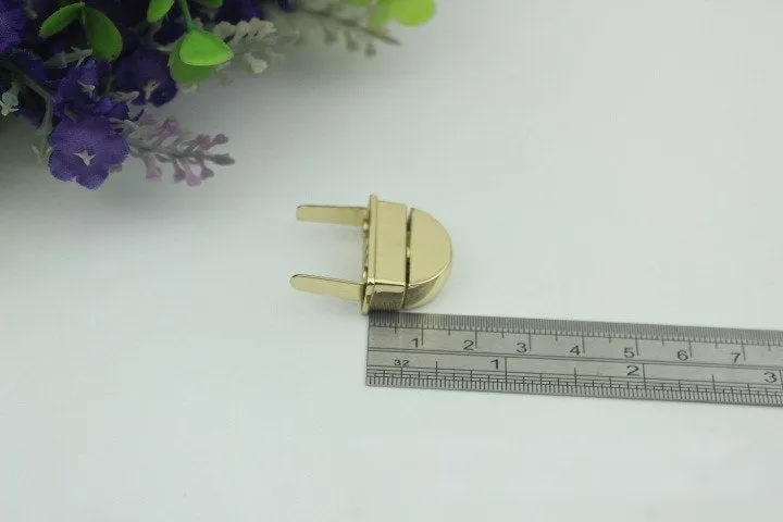 Rectangle Twist Turn Lock Bag Hardware Gold Silver Gunmetal Bronze 2/20 pcs Handmade Purse Handbag Making Metal 80 30mm Wholesale Supplies