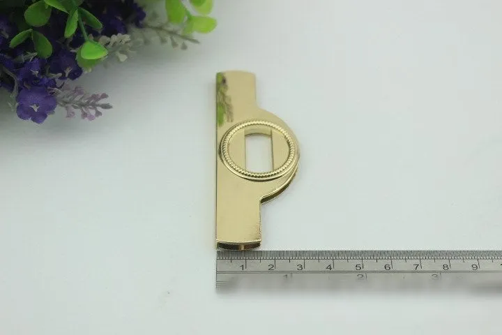 Rectangle Twist Turn Lock Bag Hardware Gold Silver Gunmetal Bronze 2/20 pcs Handmade Purse Handbag Making Metal 80 30mm Wholesale Supplies