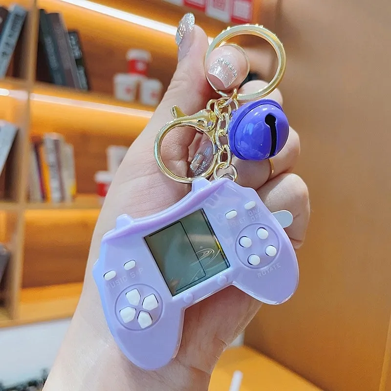 Retro Funny Game Console Alloy Plastic Unisex Bag Pendant Keychain