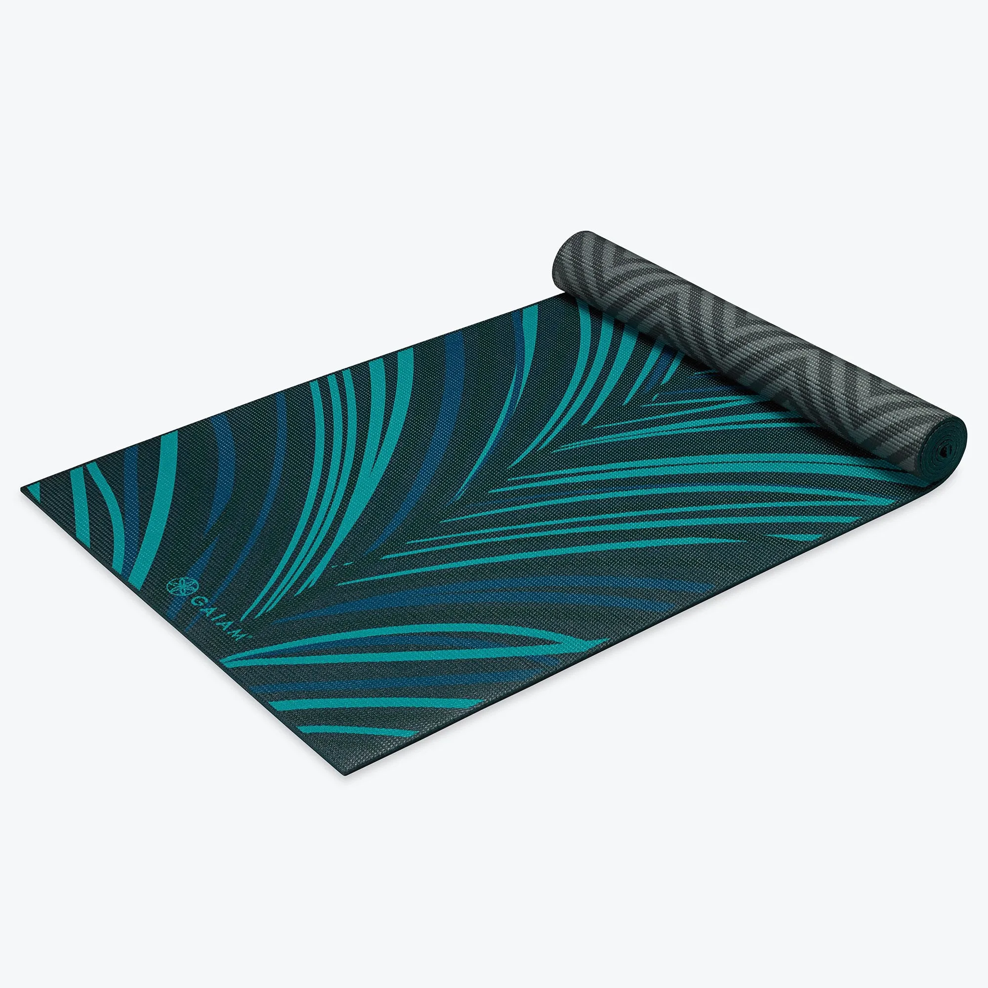 Reversible Geo Feather Yoga Mat (6mm)