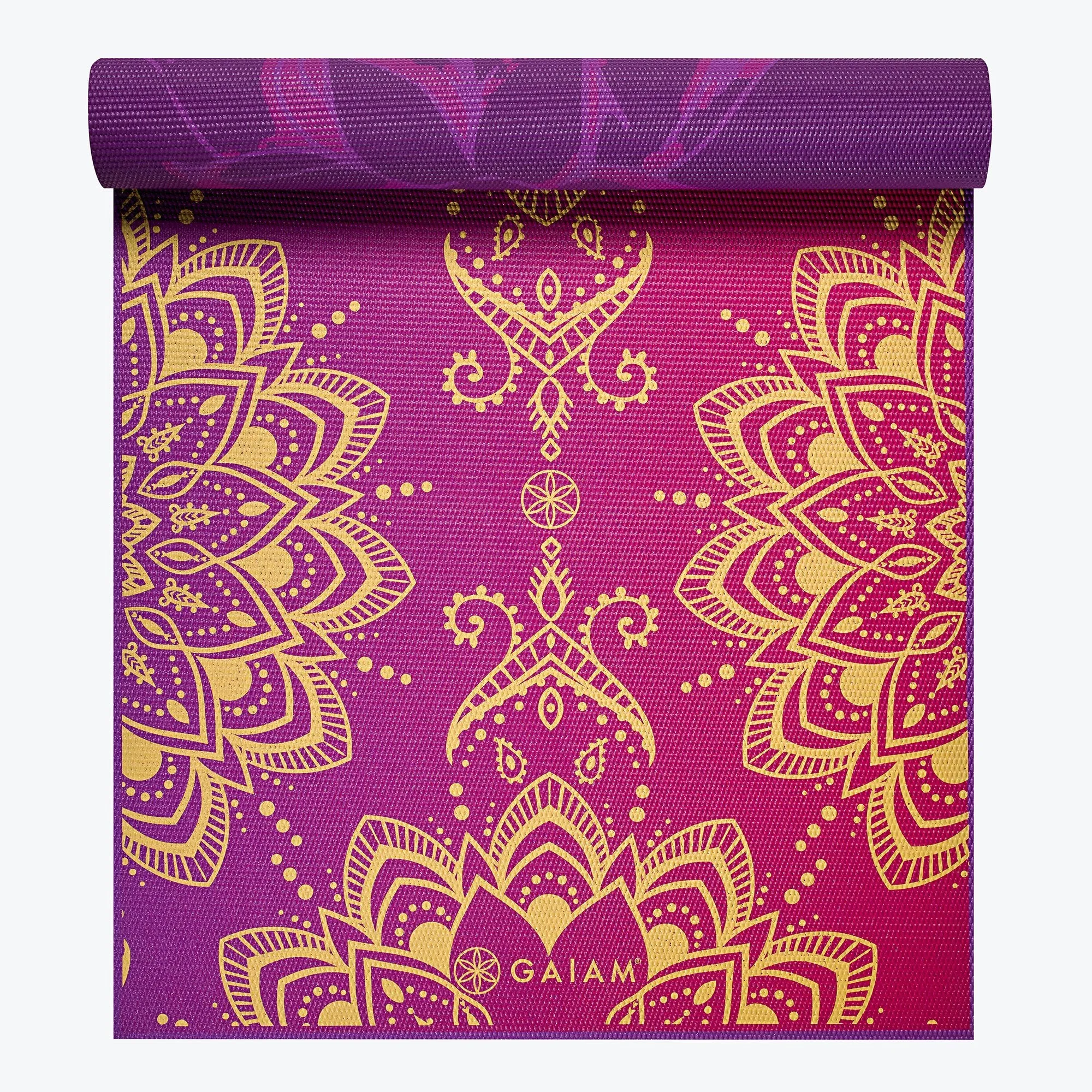 Reversible Royal Bouquet Yoga Mat (6mm)