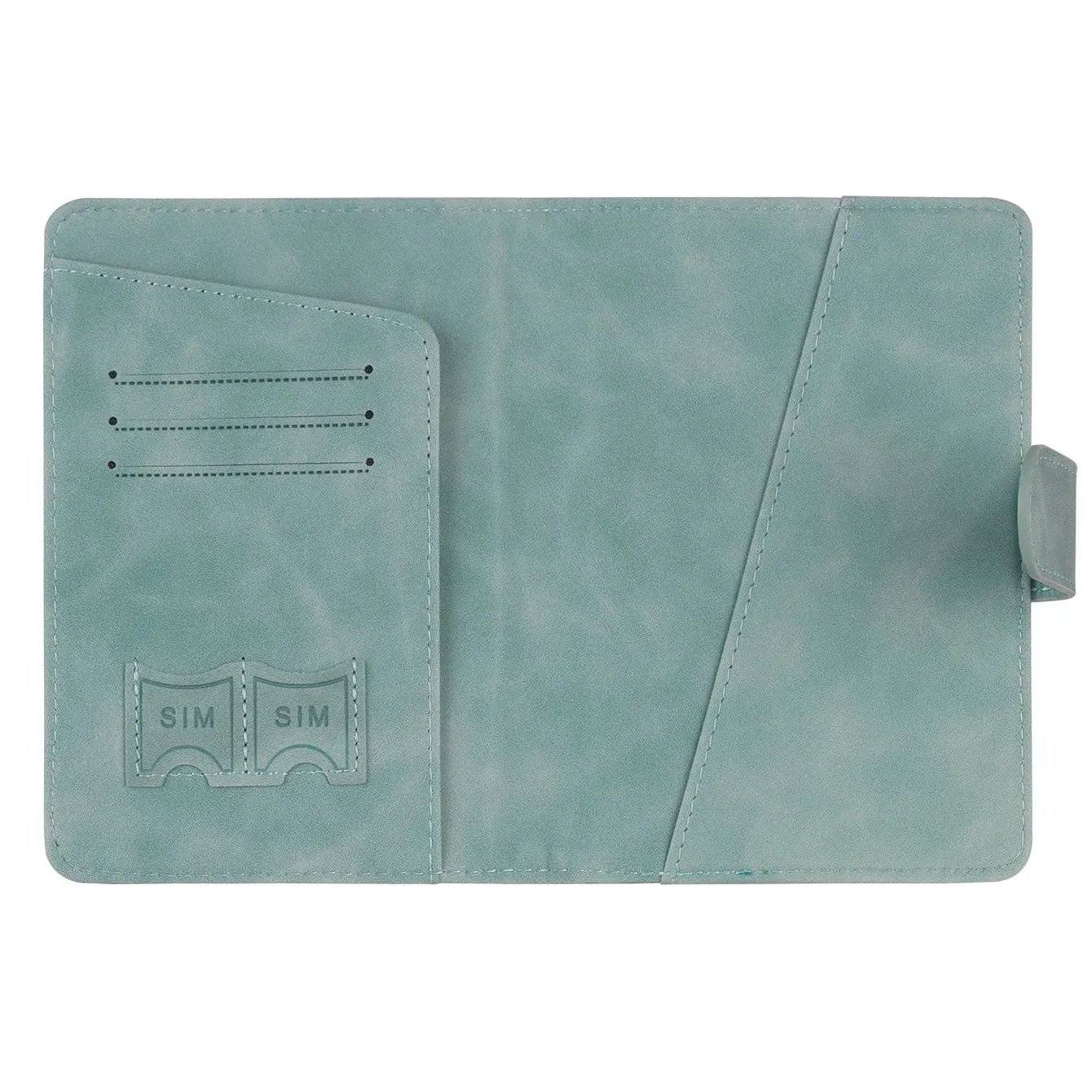 RFID Blocking Passport Holder Cover and Wallet All In One