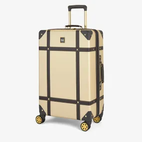 Rock Vintage Spinner Medium Suitcase 67cm - Gold