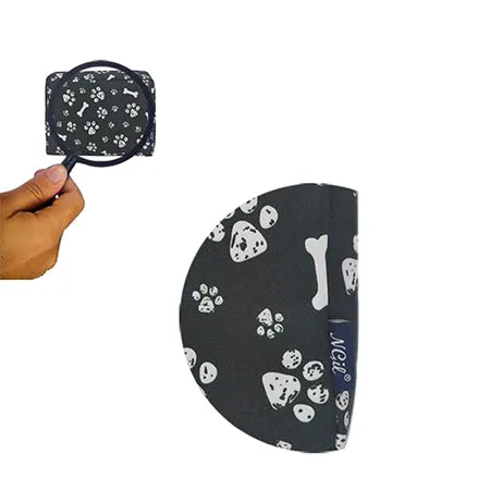 Round Of a Paws NGIL Large Cosmetic Travel Pouch