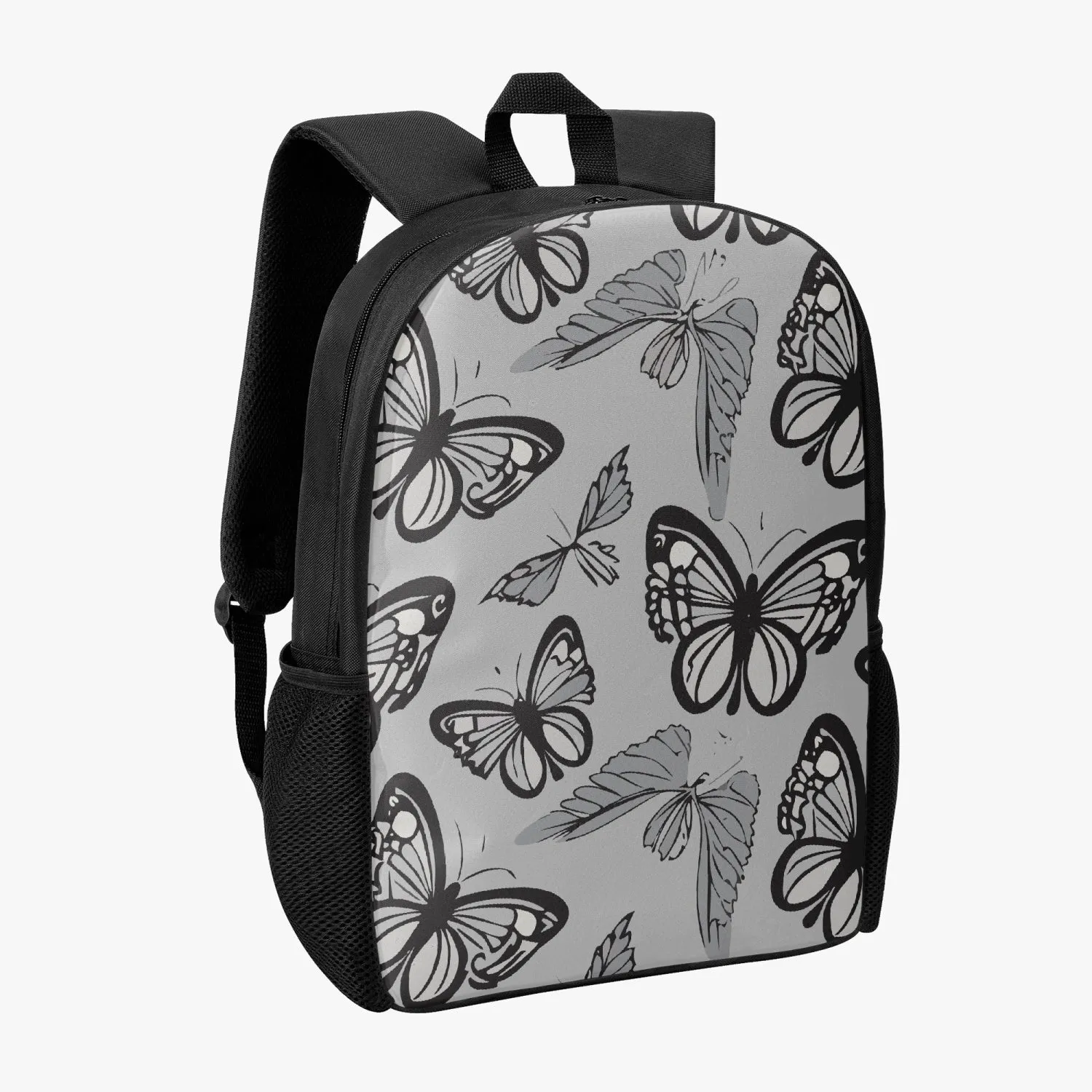 Sac à dos d'école pour enfant "Papillons gris" (201)