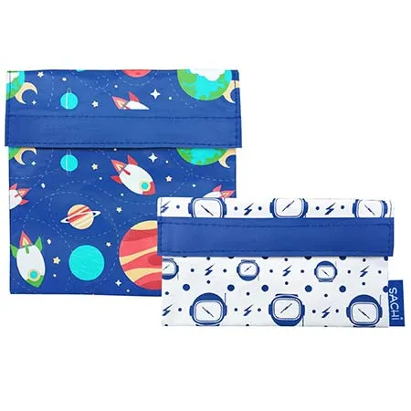 Sachi Reusable Sandwich & Snack Pockets (Set of 2)