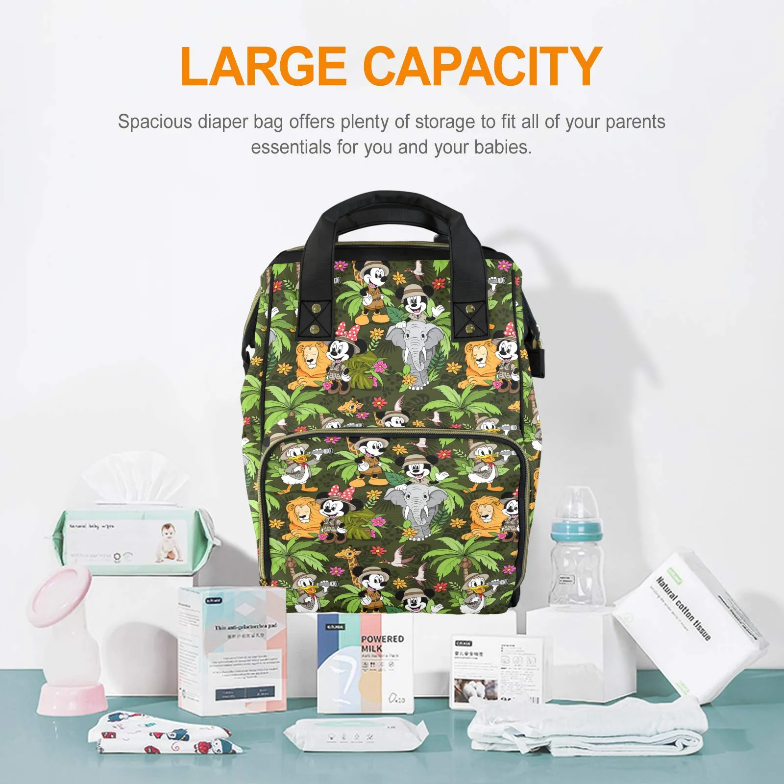 Safari Multi-Function Diaper Bag