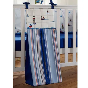 Sailor Stripe Blue Diaper Stacker Bag