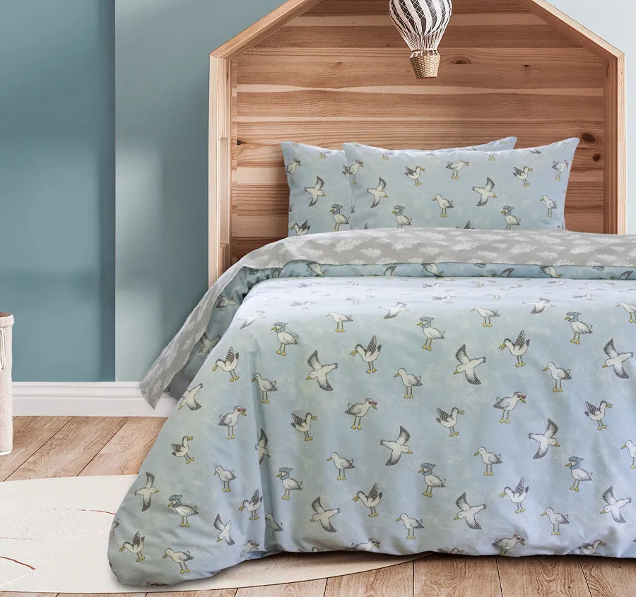 Seagulls Quilt Cover Set Range Blue