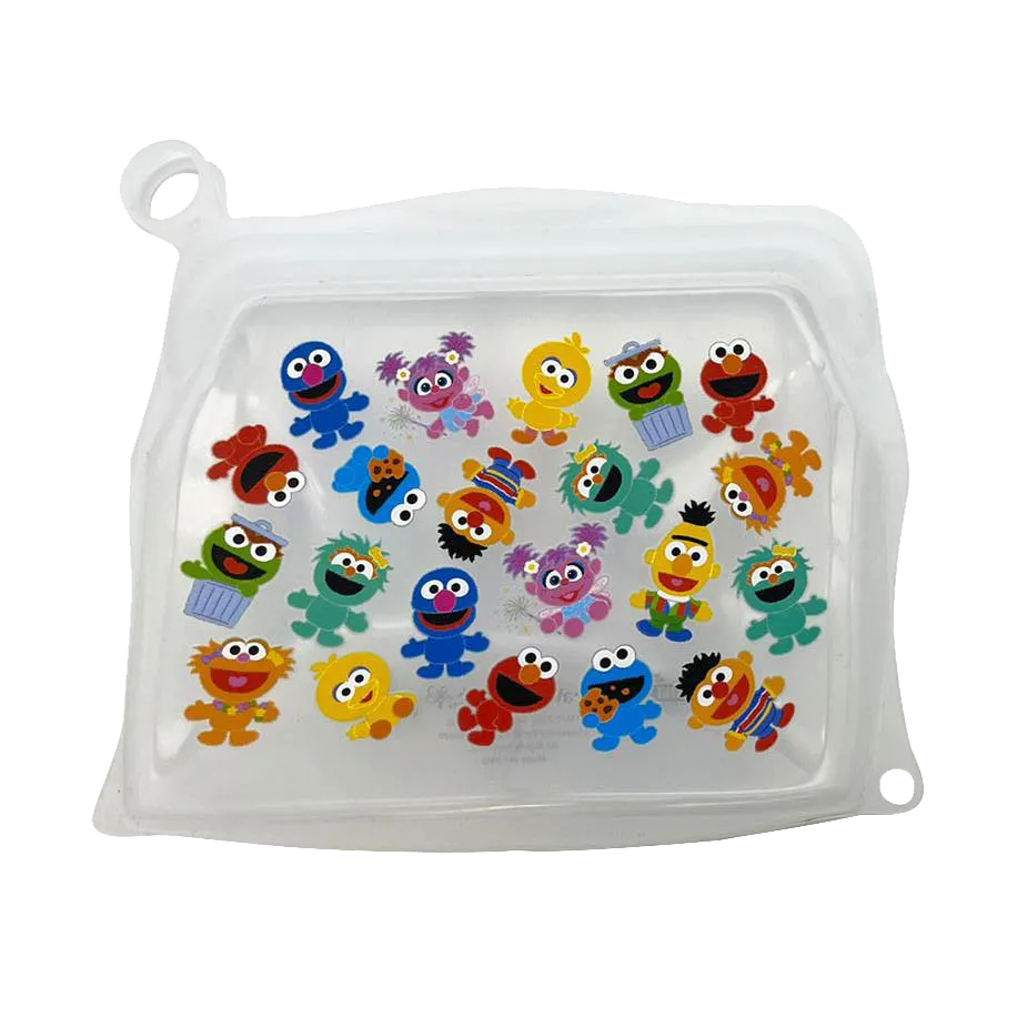 Sesame Street Collage Small Reusable Silicone Bag