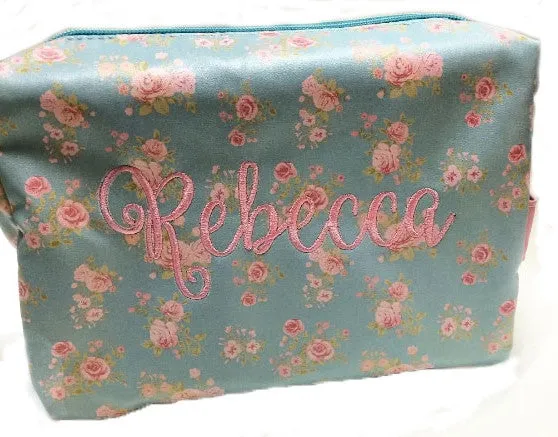 Shabby Chic Flower Toiletry Bag