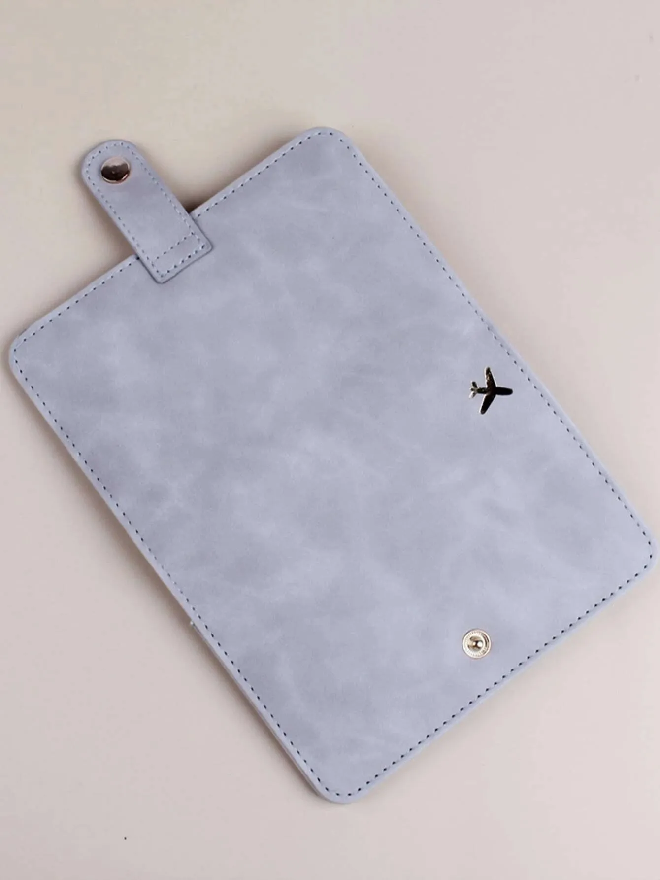 Shein Plane Pattern Passport Case