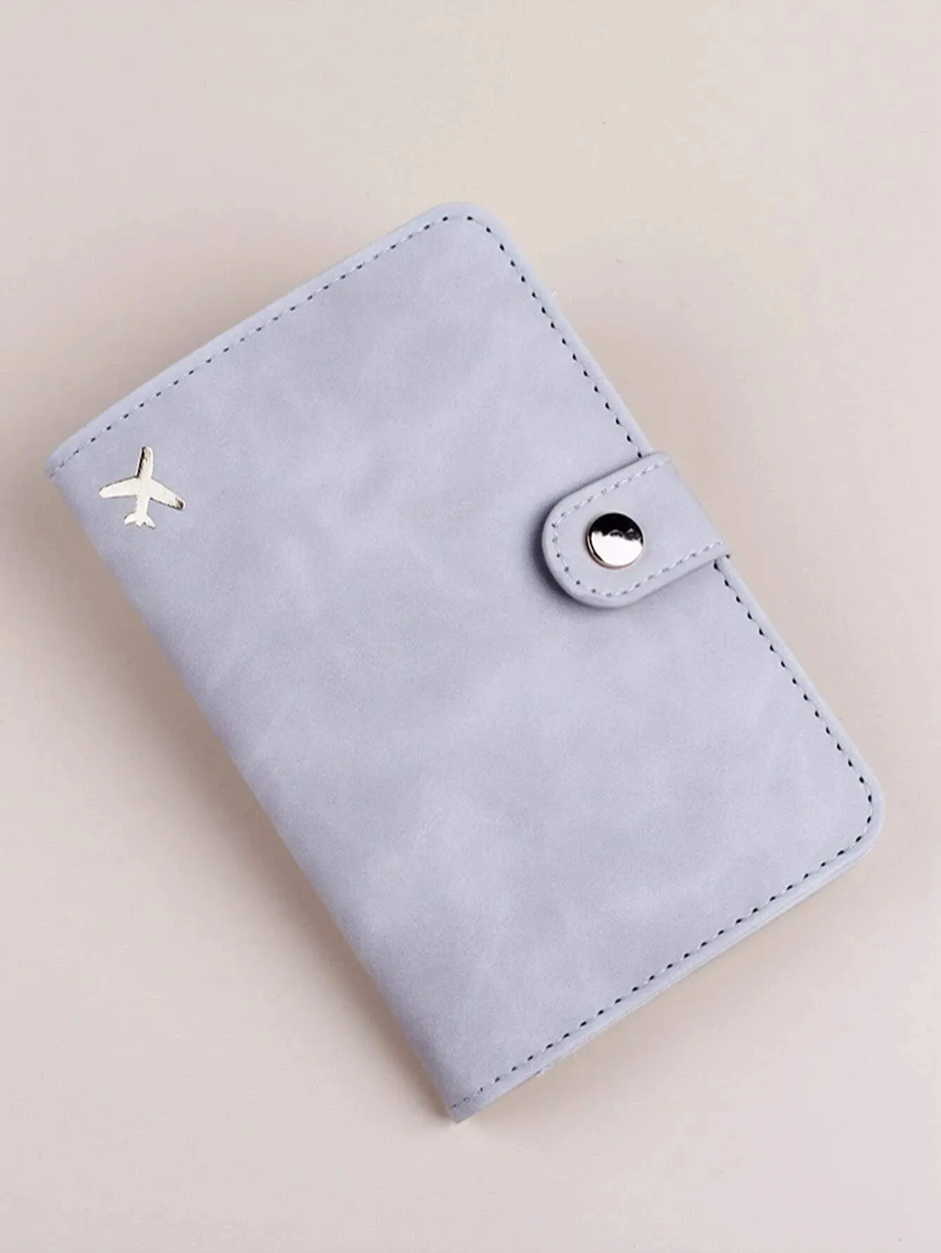 Shein Plane Pattern Passport Case