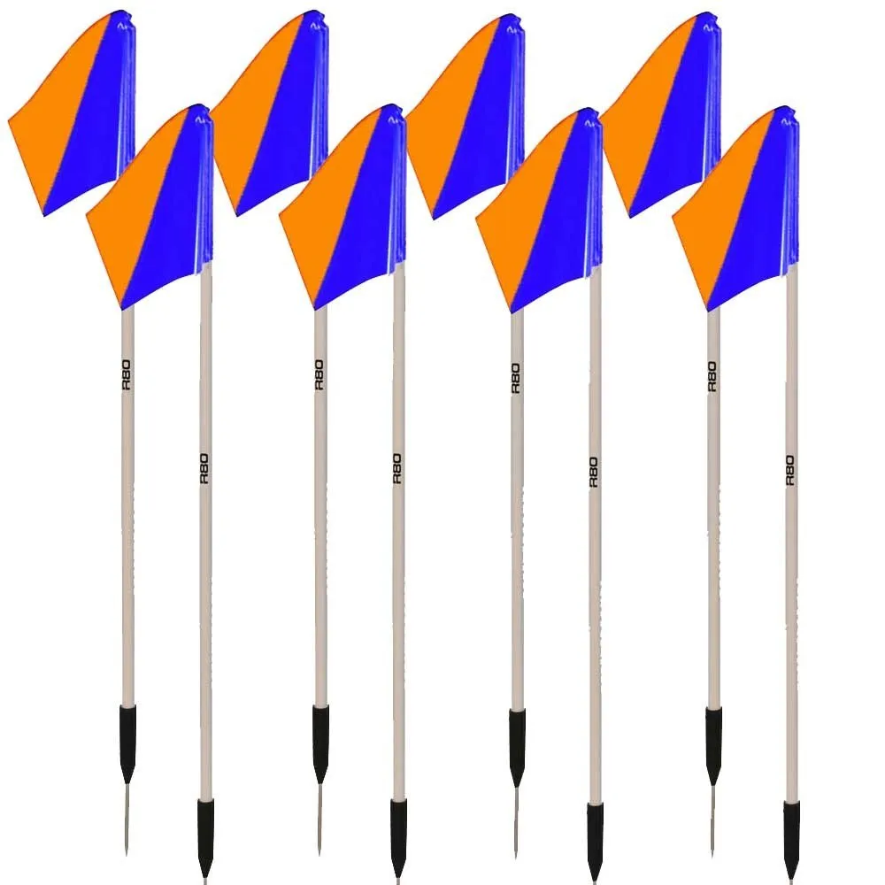 Sideline Pole with Club Colours Flag Sets