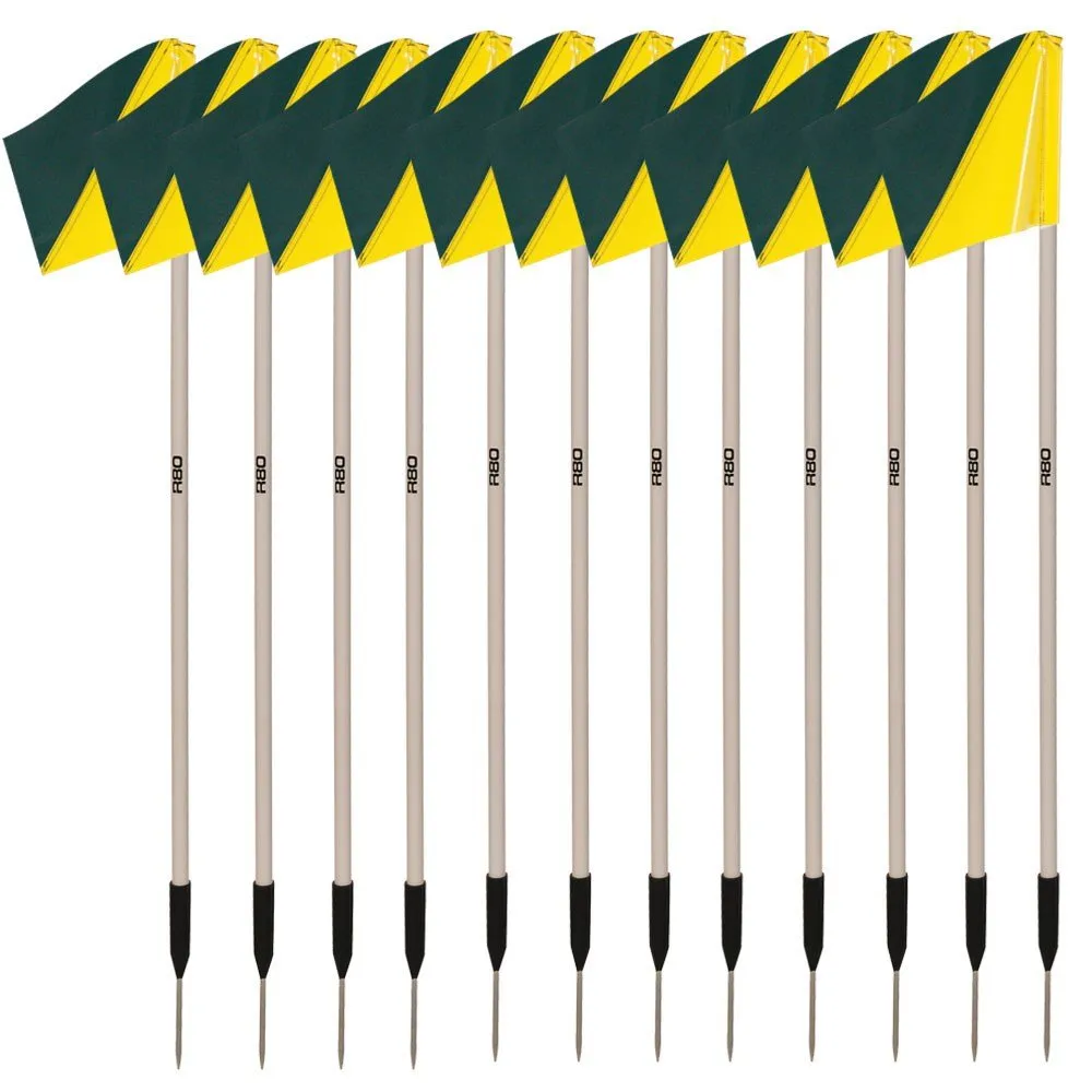 Sideline Pole with Club Colours Flag Sets