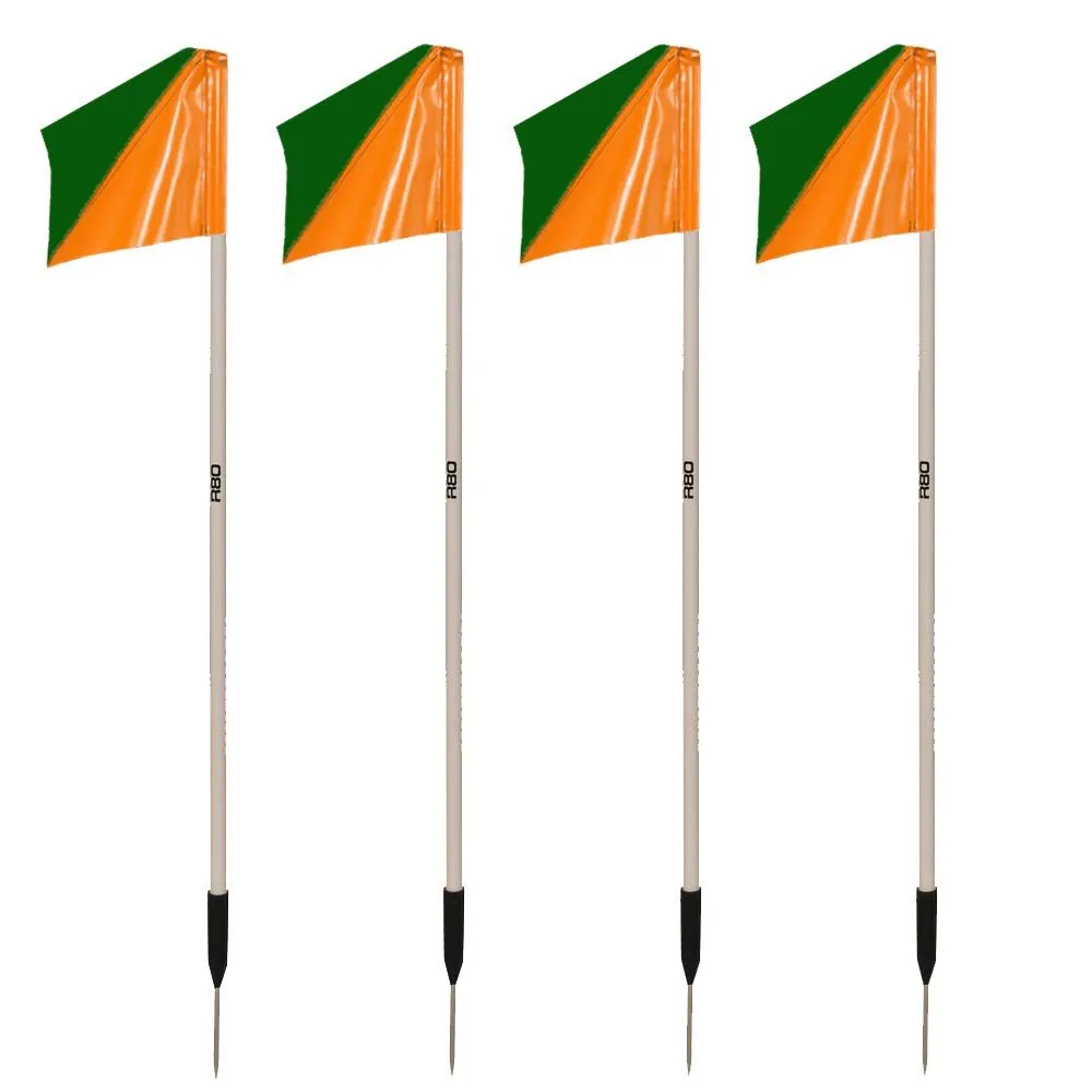 Sideline Pole with Club Colours Flag Sets