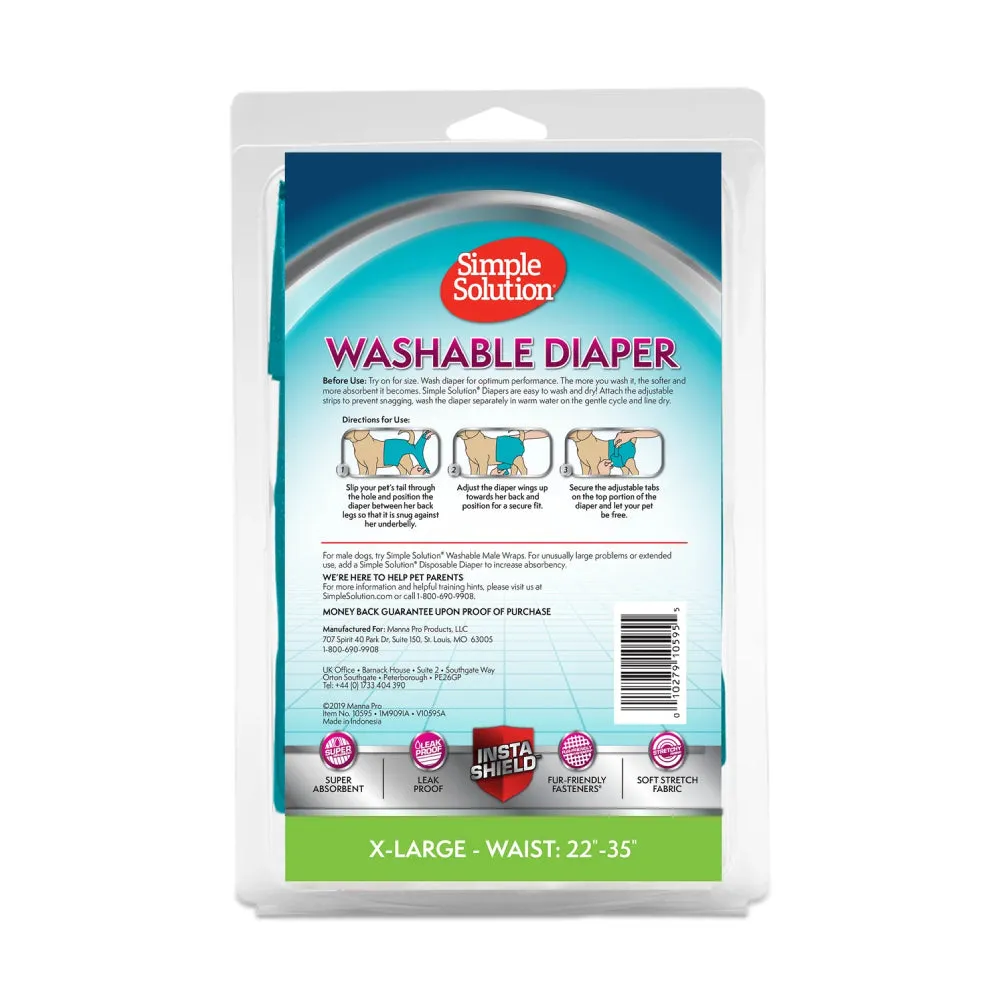 Simple Solution, Washable Diaper, Pack of 6