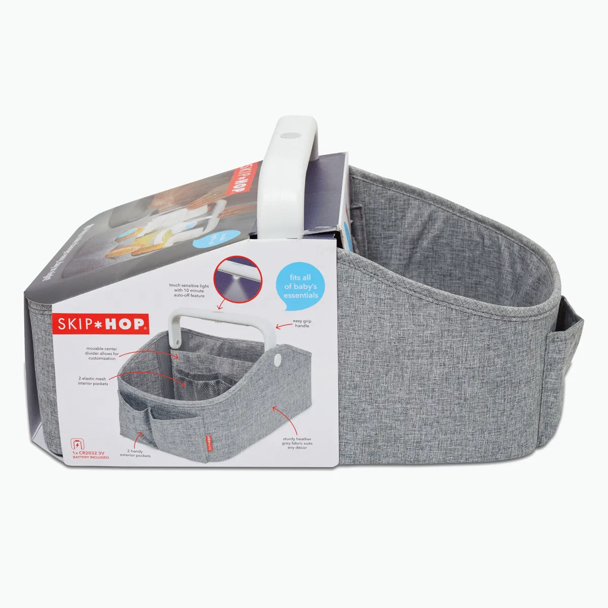 Skip Hop Light Up Diaper Caddy Diaper Changing Kits - Grey