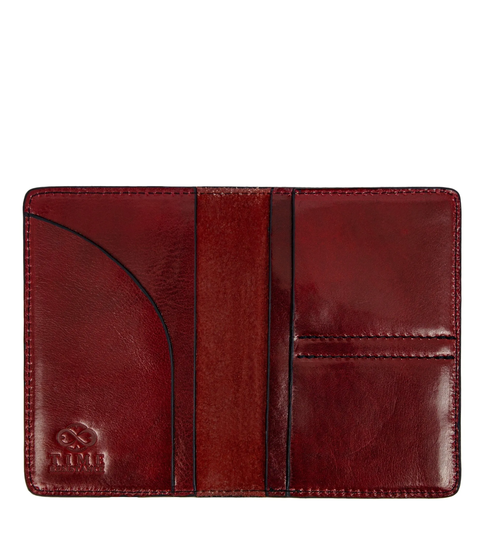 Small Leather Passport Holder for Women - Gulliver's Travels