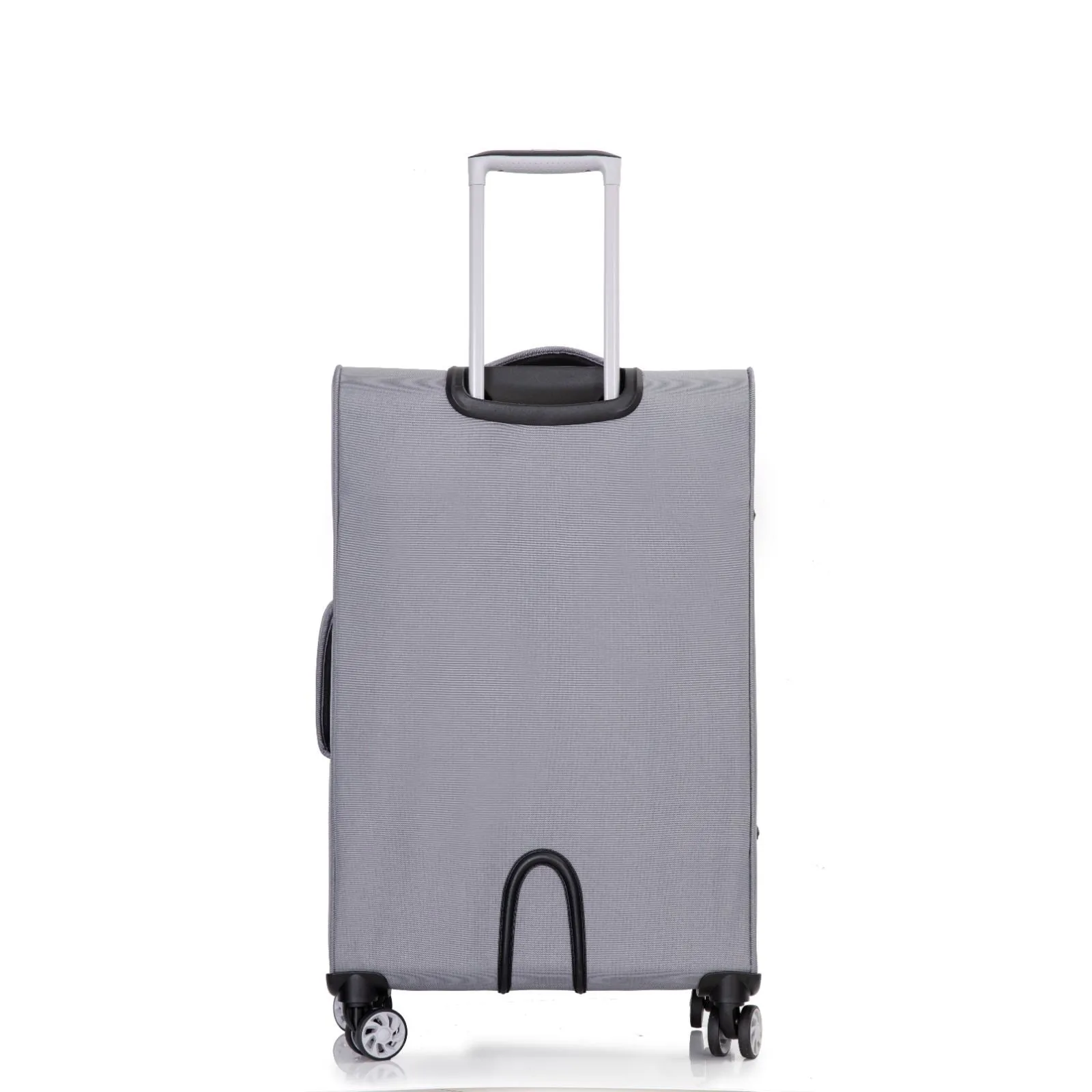 Soft Case Suitcase 4 Wheels Cabin Check In Hand Luggage Trolley Set