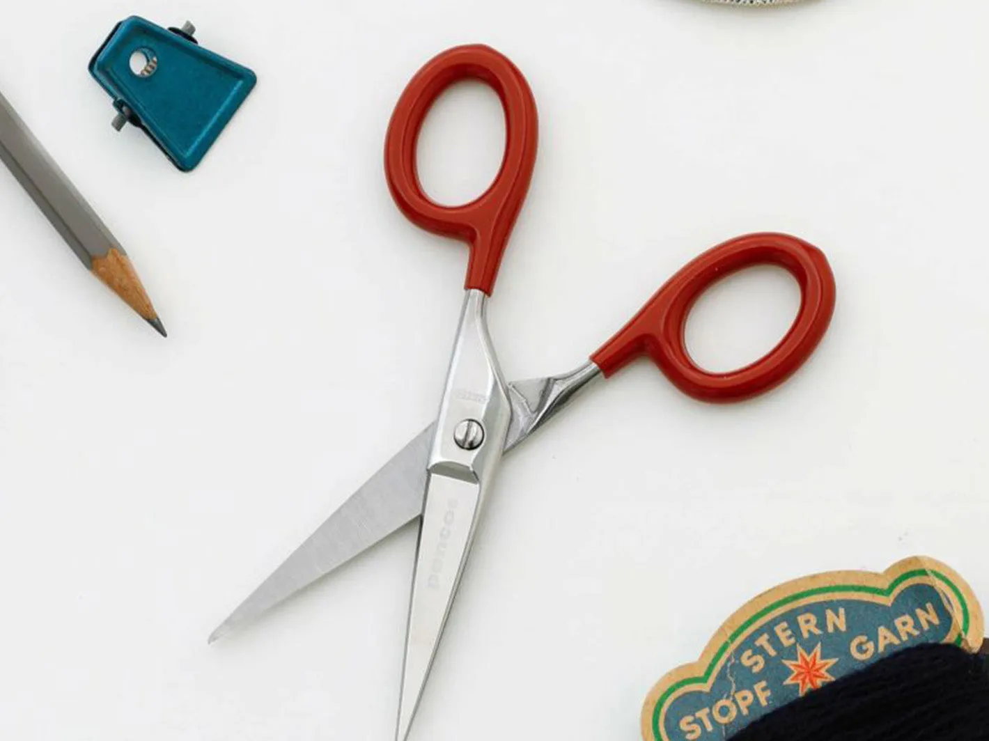 Stainless Steel Scissors S Red