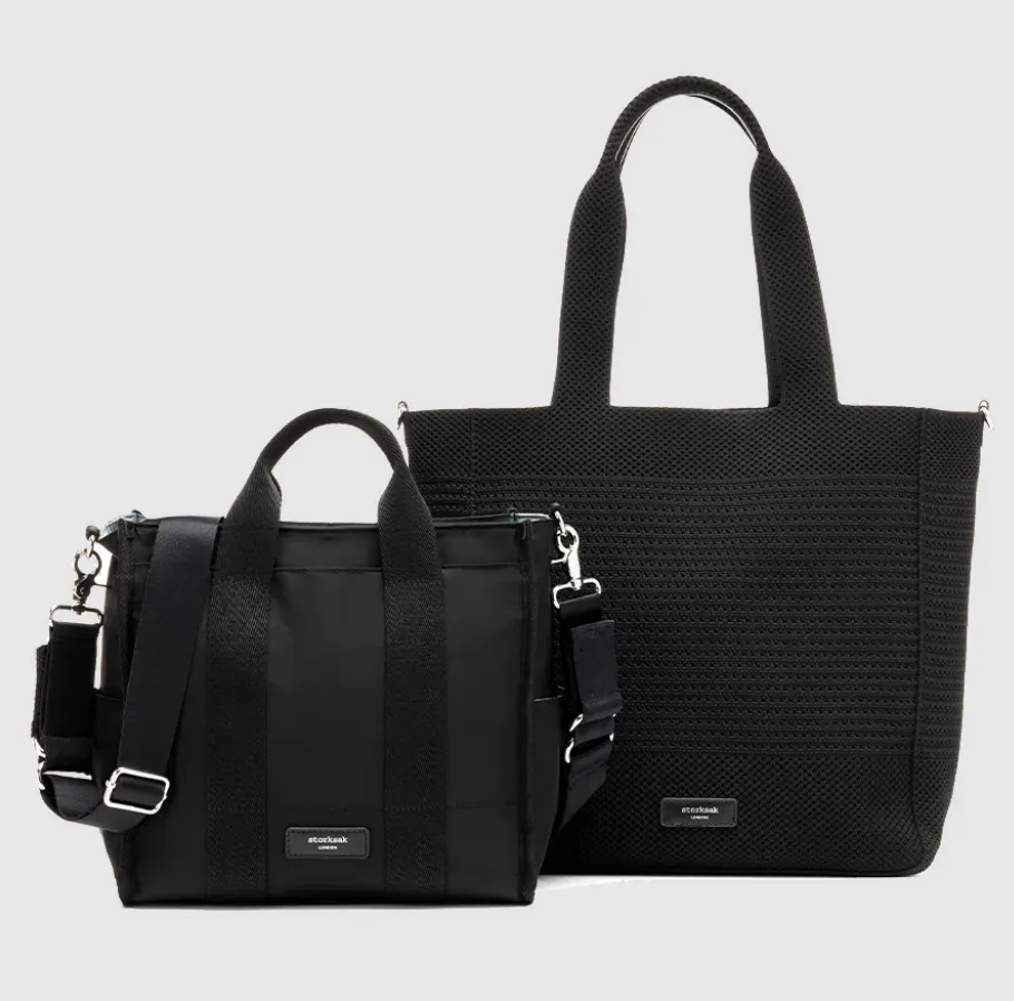 Storksak Thea Tote & Compact Changing Bag Black