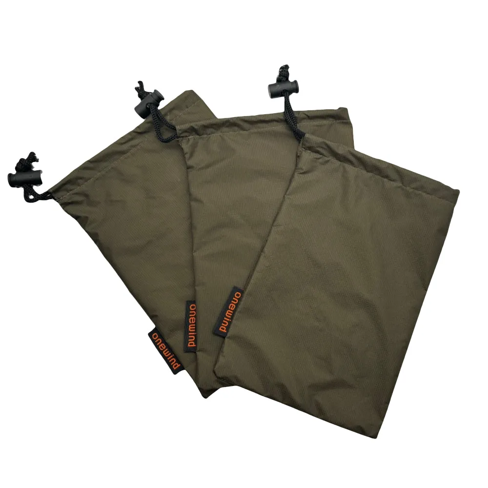 Tent Suspension Stuff Sack | Stakes & Guyline Peg Bag - 3PCS