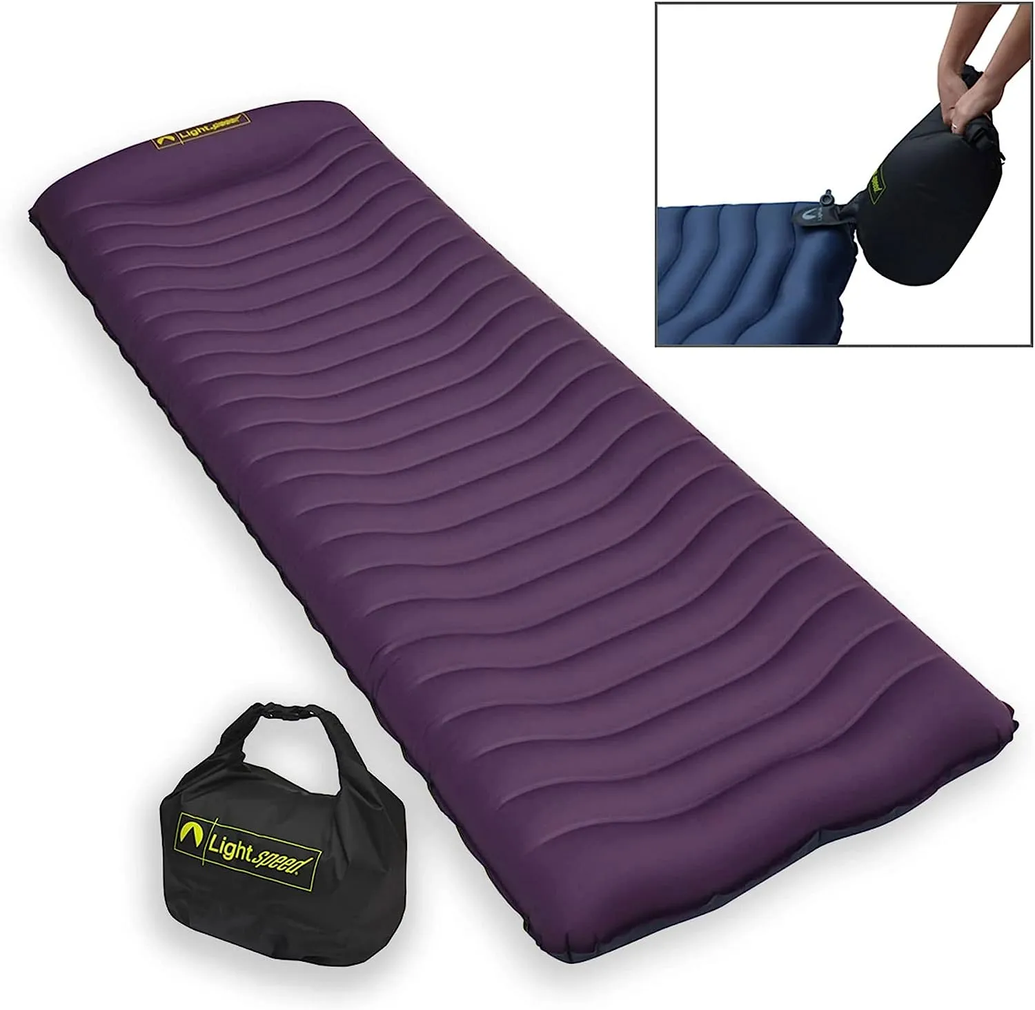 The Cradle Curved Air Mat, Inflatable Sleeping Pad