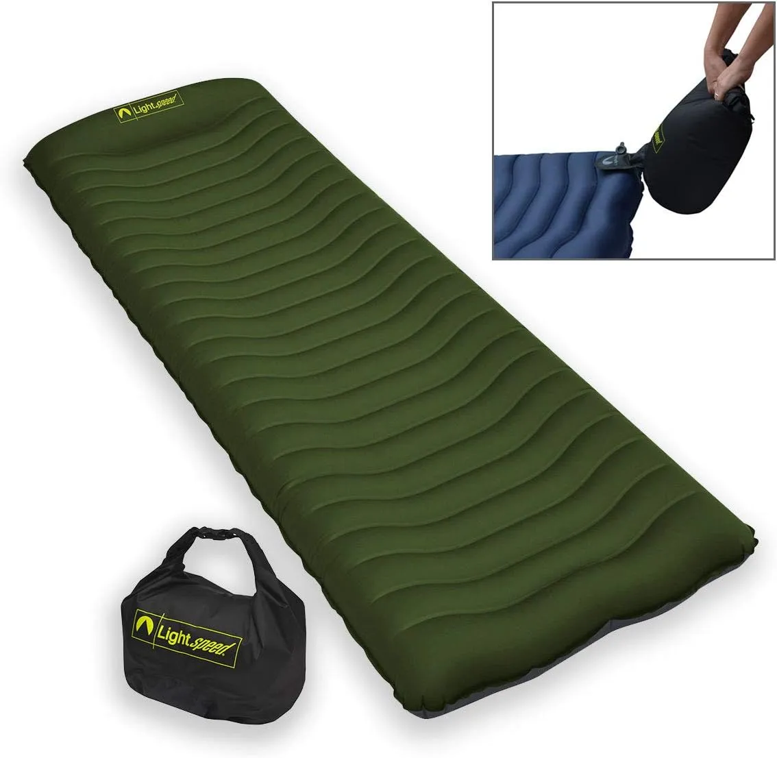 The Cradle Curved Air Mat, Inflatable Sleeping Pad