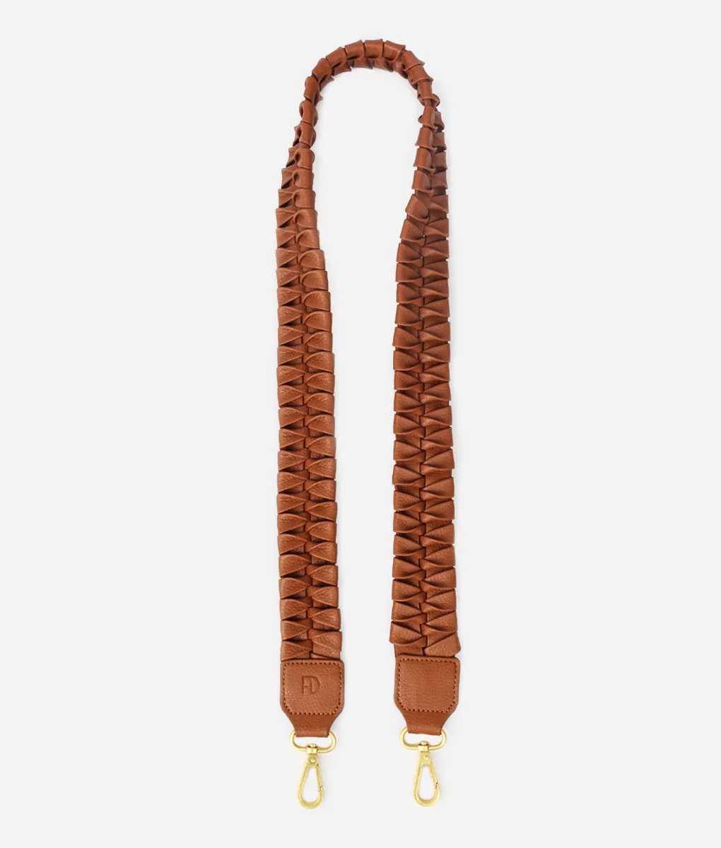 The Fishtail Braid Strap - Brown