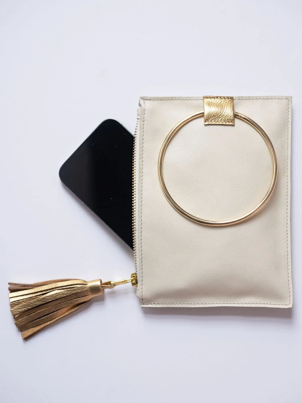 The Metal Ring Wristlet | Spice