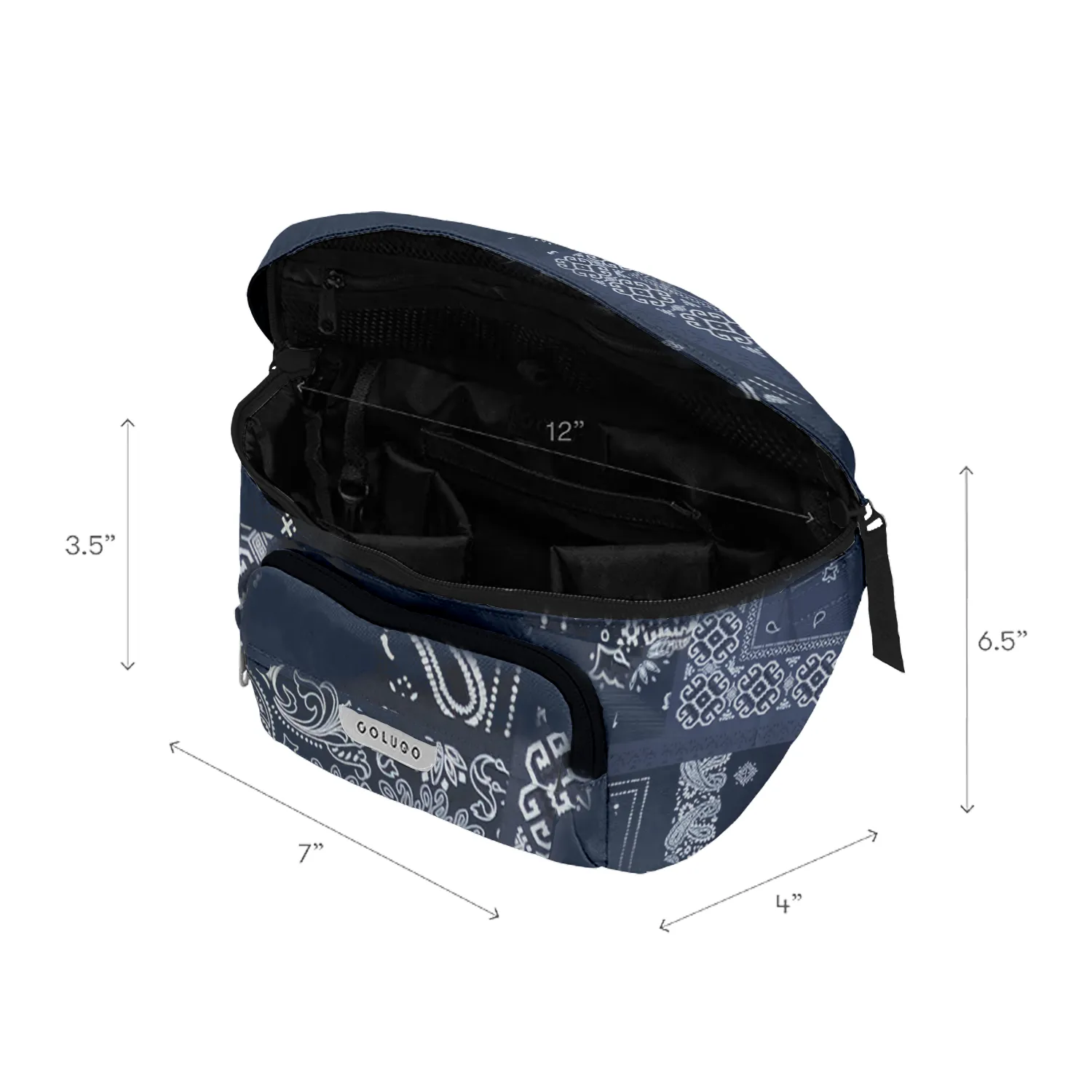 The On the Go Organizer, Blue Bandana