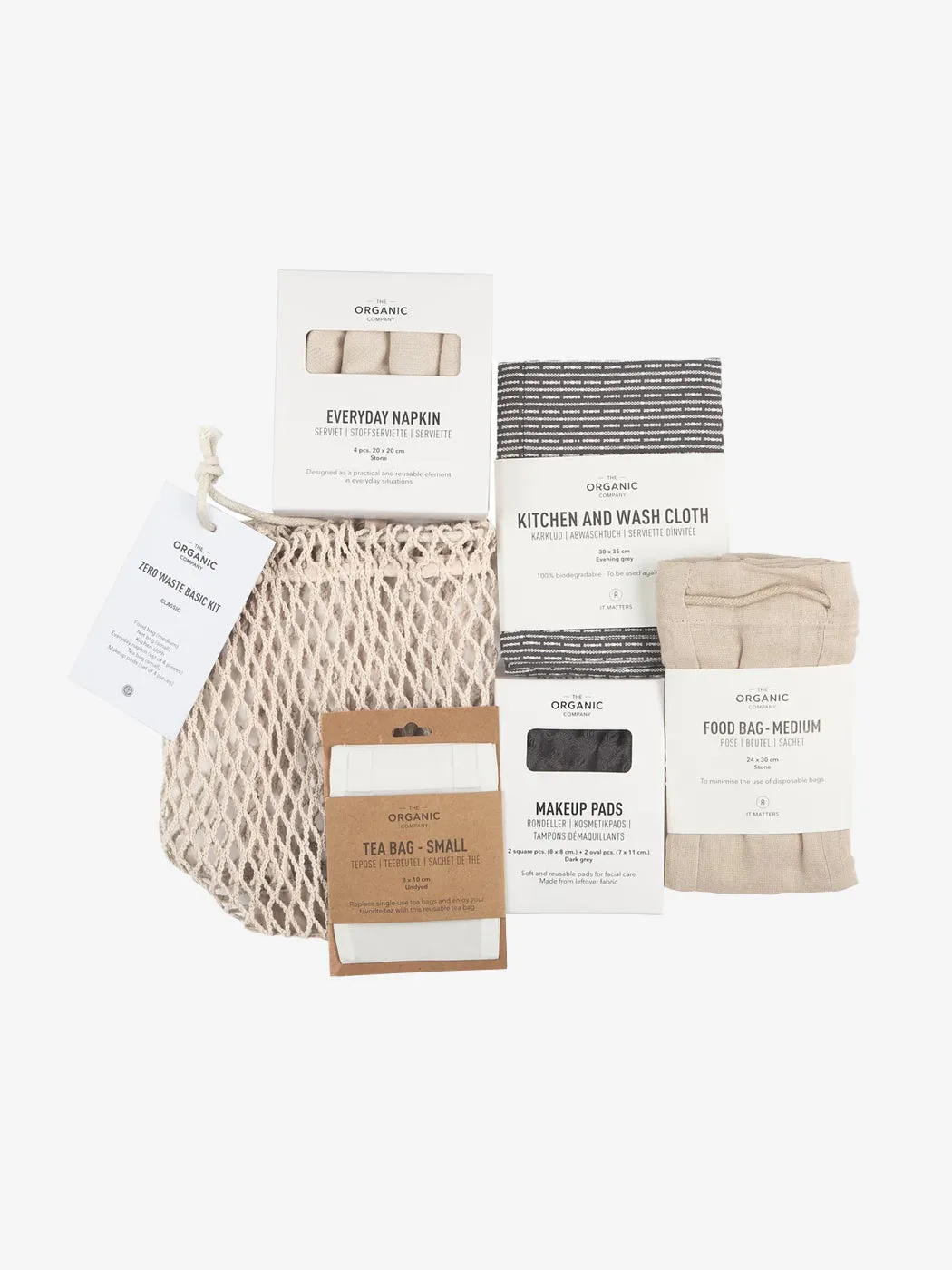 The Organic Company Zero Waste Basic Kit - Classic