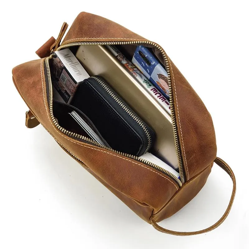 The Wanderer Toiletry Bag | Genuine Leather Toiletry Bag