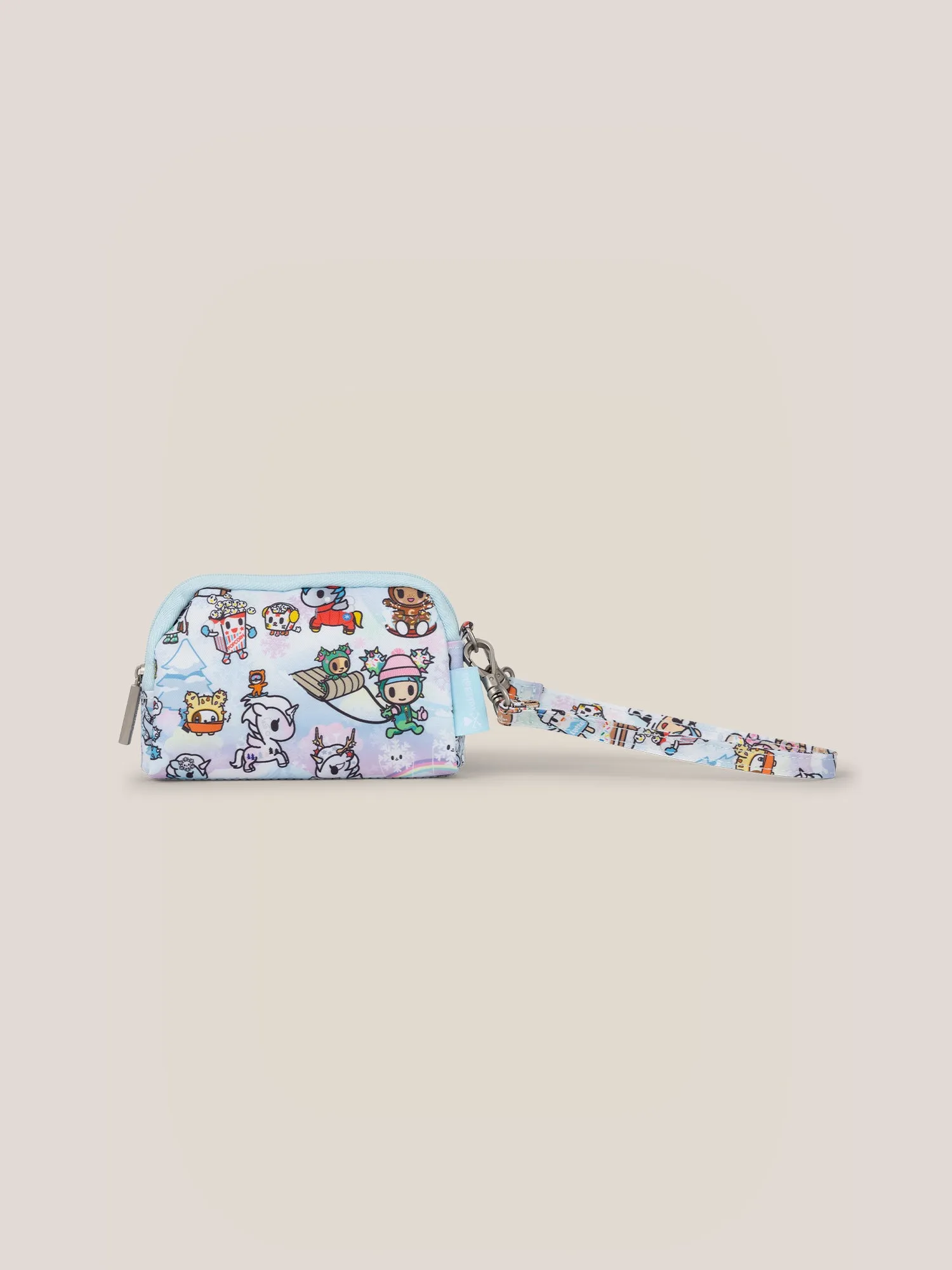 tokidoki Snow Day Be Set 3-Piece Pouch Set — Ice Blue