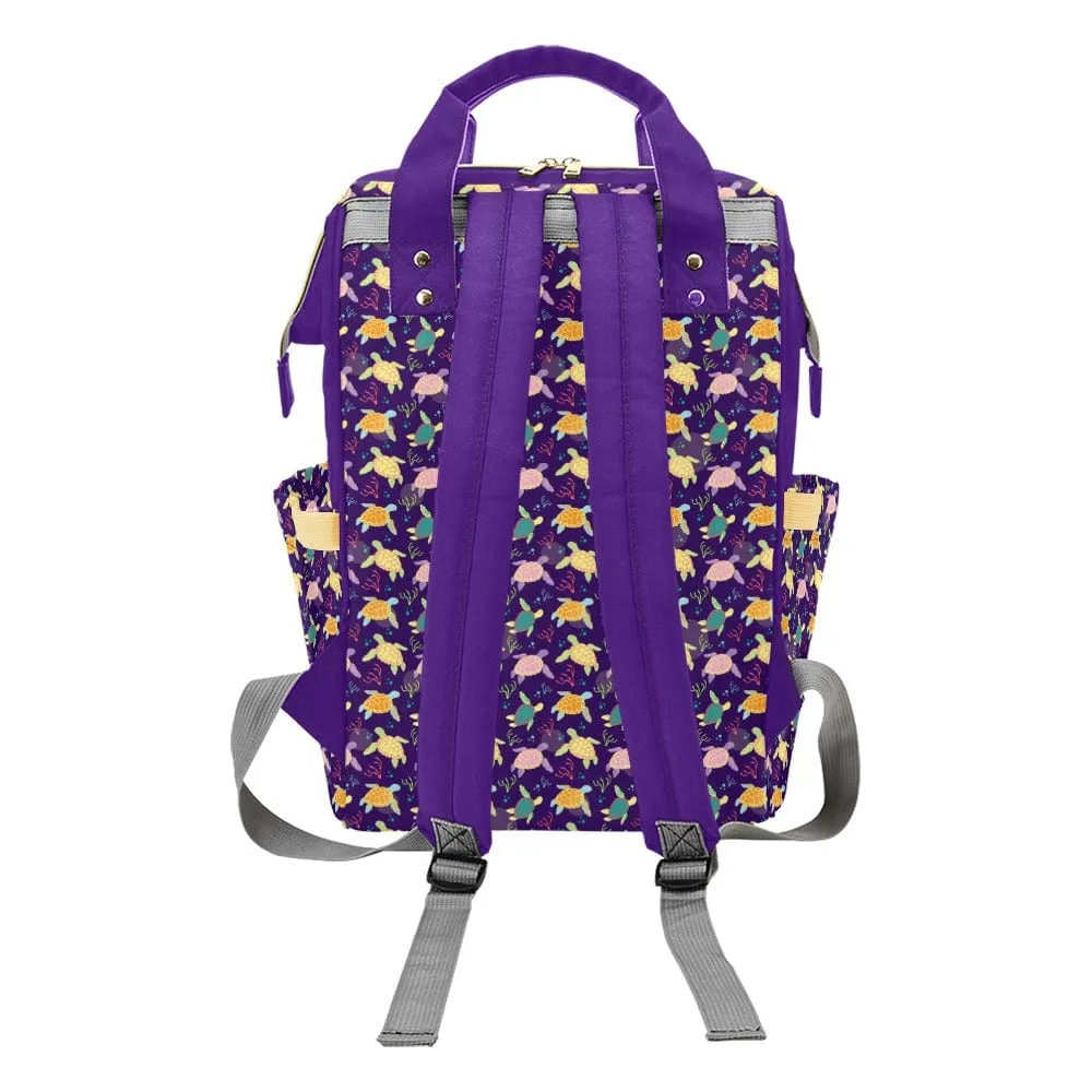 Turtles Multifunctional Diaper Backpack Bag