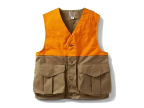 Upland Hunting Vest Tan & Orange