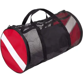 Used Trident Dive Flag Mesh Duffle Bag