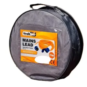 VECHLINE MAINS LEAD 25M   BAG