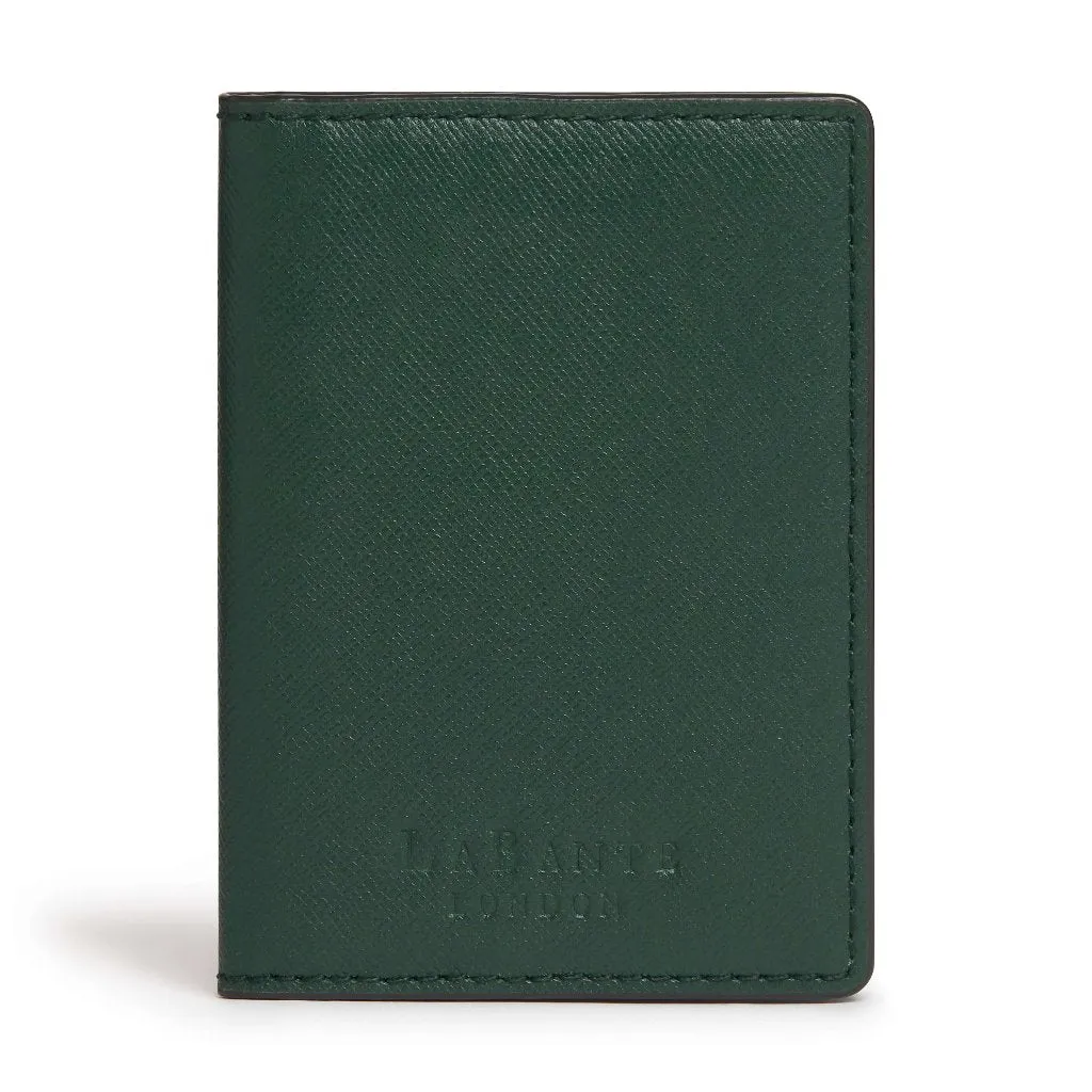 Vegan Passport Holder & Bi-fold CC holder Gift Box - Nutcombe Green