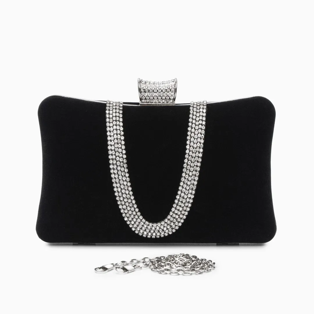 Velvet Sparkles Clutch Bag