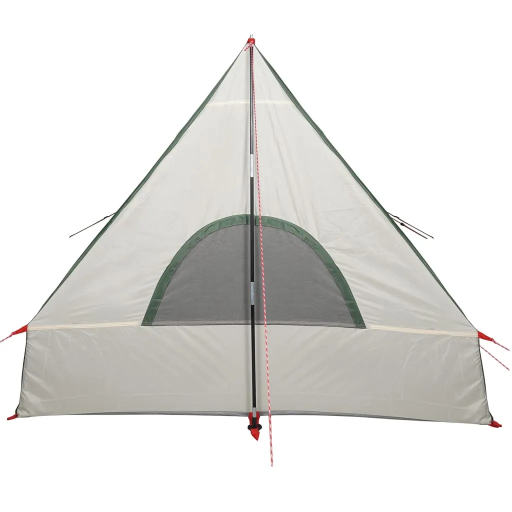 vidaXL Camping Tent A-Frame 2-Person Green Waterproof